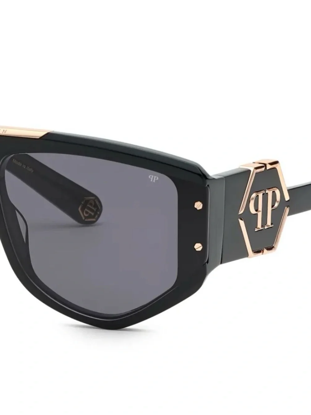 🔥NEW Philipp Plein Eyewear Rectangular logo-plaque sunglasses🔥